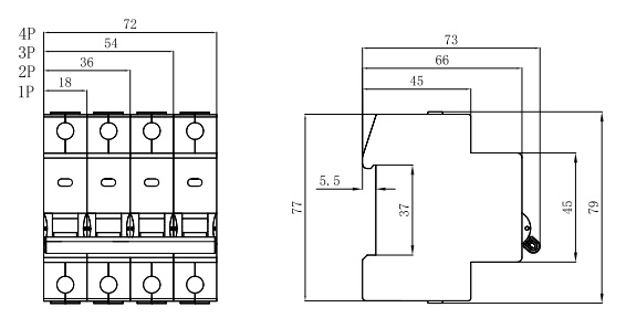 WHKB1G-125微斷型隔離開關(guān)