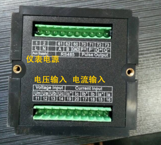 PS194P-9X1和PS194P-9X4功率表接線圖