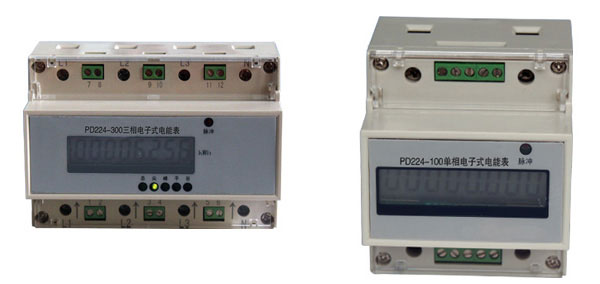 PD224-100E、PD224-300E導軌式安裝電能表 PD224-100E、PD224-300E導軌式安裝電能表