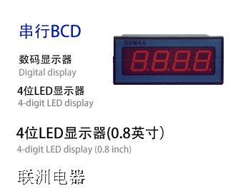 DDM4A / CMD4A 4位LED顯示器 DDM4A / CMD4A 4位LED顯示器